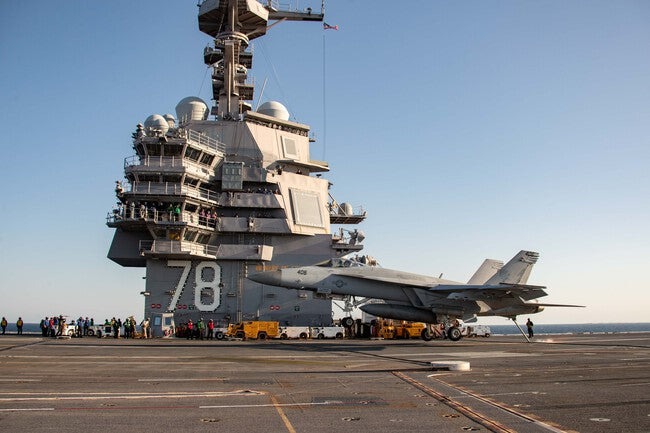 En plena escalada en Oriente Medio, EEUU despliega el portaviones más grande del mundo: el USS Gerald R. Ford