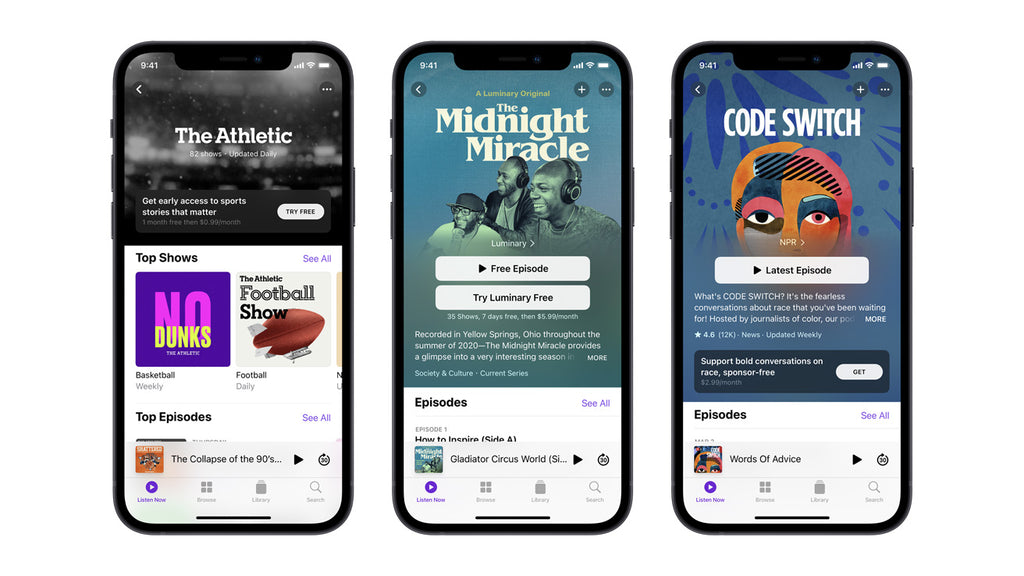 La app de Podcast de Apple se pone las pilas en iOS 15.5: quiere plantar cara al resto