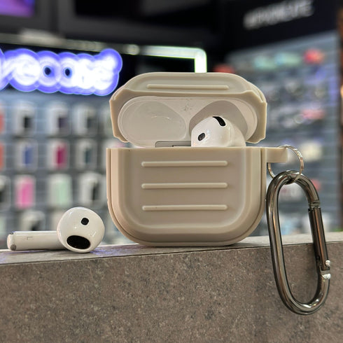 COVER PREMIUM GRIS STONE AIRPODS 4 GEN
