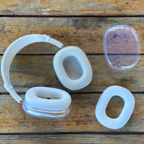 COVER CLEAR AIRPODS MAX (VARIEDAD DE COLORES)