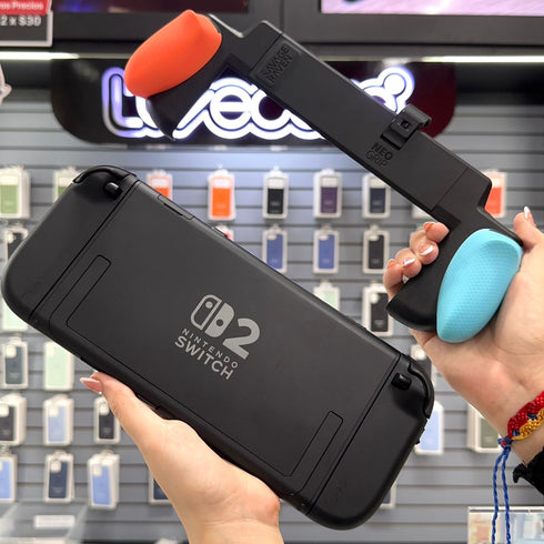 GRIP PARA NINTENDO SWITCH 2 NEON GRIP (con grips intercambiables)