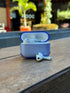 COVER PREMIUM CLEAR SIMPLE AZUL AIRPODS 4ta GEN / AIRPODS PRO 3