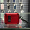 COVER PREMIUM HARD CASE ROJO CON BROCHE AIRPODS 4ta GEN / AIRPODS PRO 3