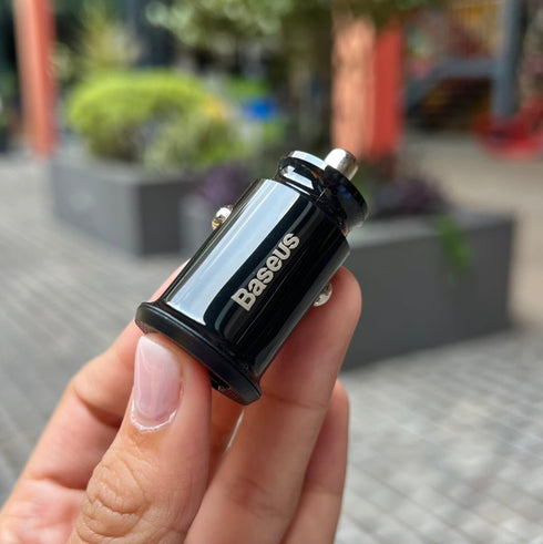 BASEUS - CARGADOR PARA CARRO CARGA RAPIDA