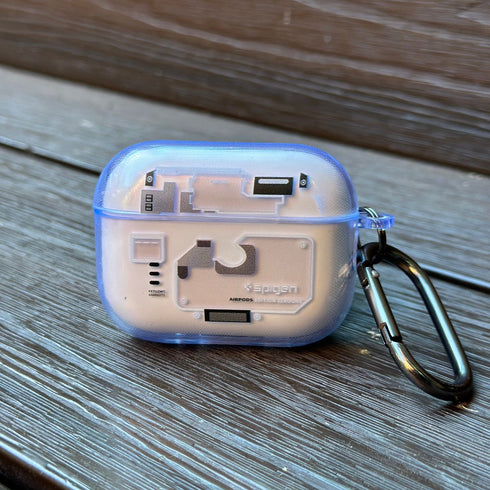 COVER PREMIUM SPIGEN CLEAR ESTAMPADO AIRPODS 4ta GEN / AIRPODS PRO 3