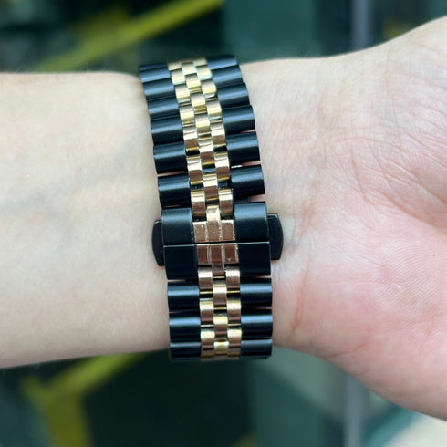 BRAZALETE METALICO BLACK/ROSE