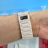 BRAZALETE GOMA TANK BEIGE
