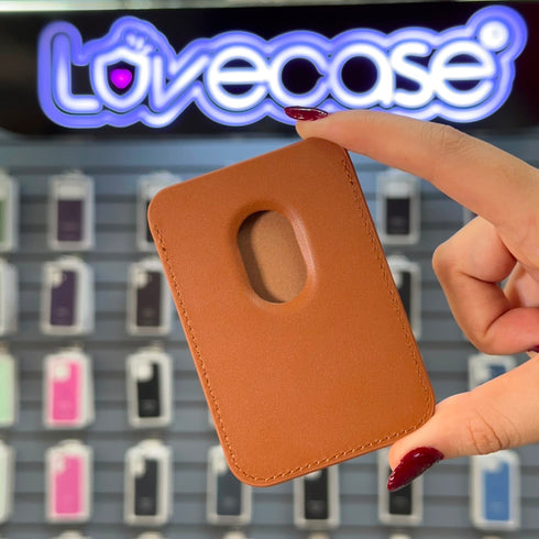 WALLET MAGNETICO APPLE CUERO