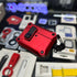 COVER PREMIUM HARD CASE ROJO CON BROCHE AIRPODS 4ta GEN / AIRPODS PRO 3