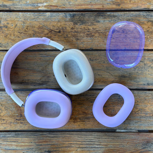 COVER CLEAR AIRPODS MAX (VARIEDAD DE COLORES)