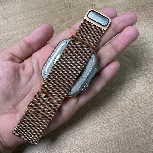 BRAZALETE APPLE WATCH METALICO (MILANESA) 38MM/40MM/41MM