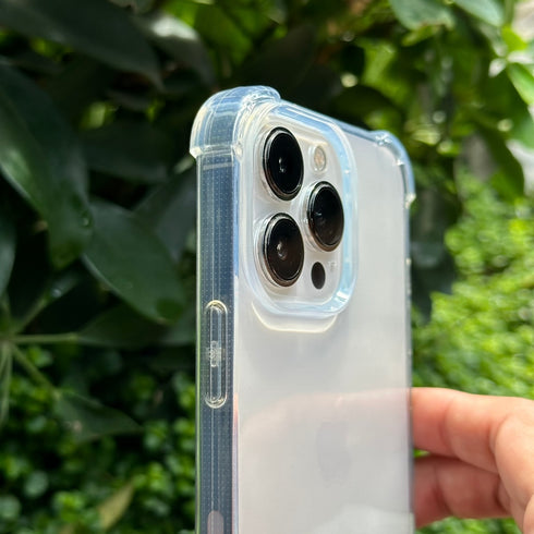 COVER CLEAR SIMPLE PARA IPHONE (VERIEDAD DE MODELOS)