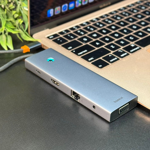 BASEUS - ADAPTADOR HUB ULTRAJOY 10 EN 1 PORT HUB DOCKING STATION 4K 60HZ CLARITY MACBOOK