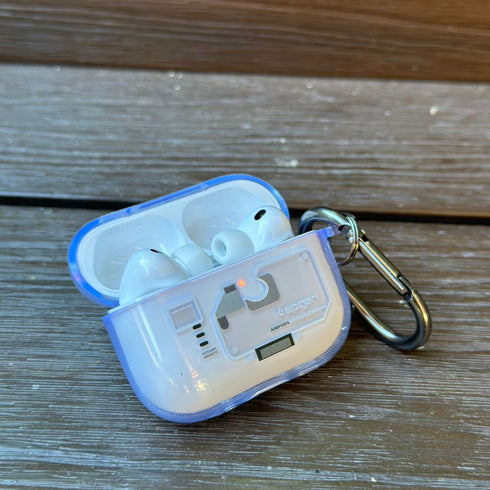 COVER PREMIUM SPIGEN CLEAR ESTAMPADO AIRPODS 4ta GEN / AIRPODS PRO 3