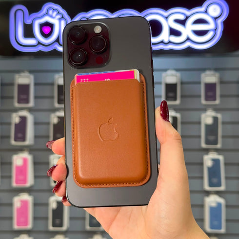WALLET MAGNETICO APPLE CUERO