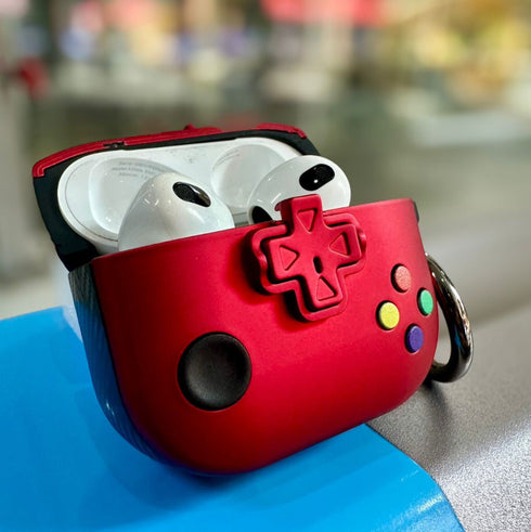 COVER PREMIUM CONTROL ROJO AIRPODS