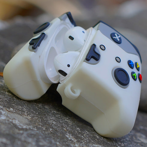 COVER PREMIUM XBOX BLANCO AIRPODS (TODAS LAS GENERACIONES)