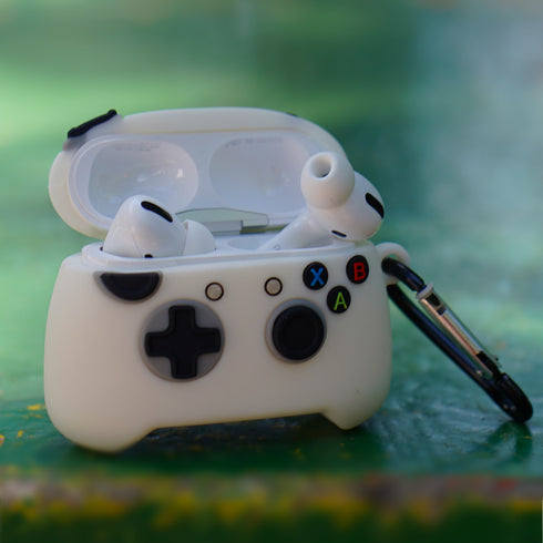 COVER PREMIUM XBOX BLANCO AIRPODS (TODAS LAS GENERACIONES)