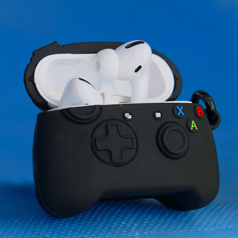 COVER PREMIUM XBOX NEGRO AIRPODS (TODAS LAS GENERACIONES)